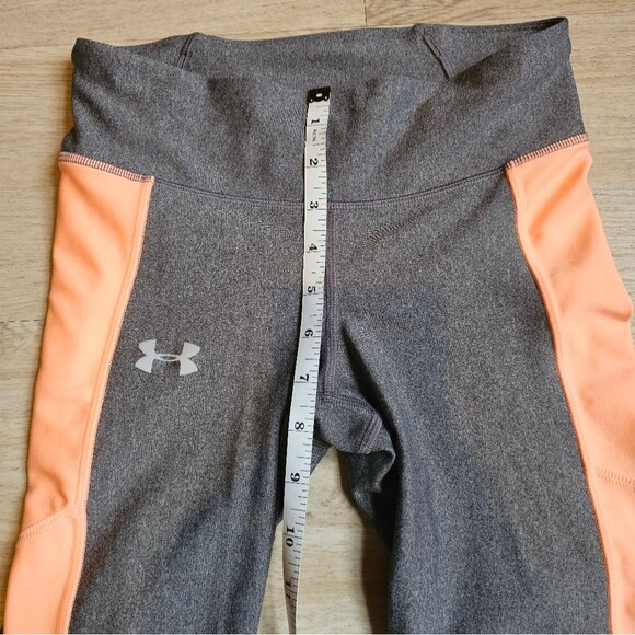 Womens Size S Peach and Grey Underarmour Leggings - Picture 2 of 6